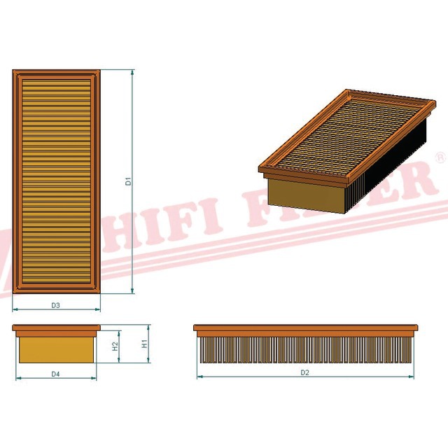 Filtre Habitacle SC 60006 Hifi Filter référence fournisseur HIFSC60006